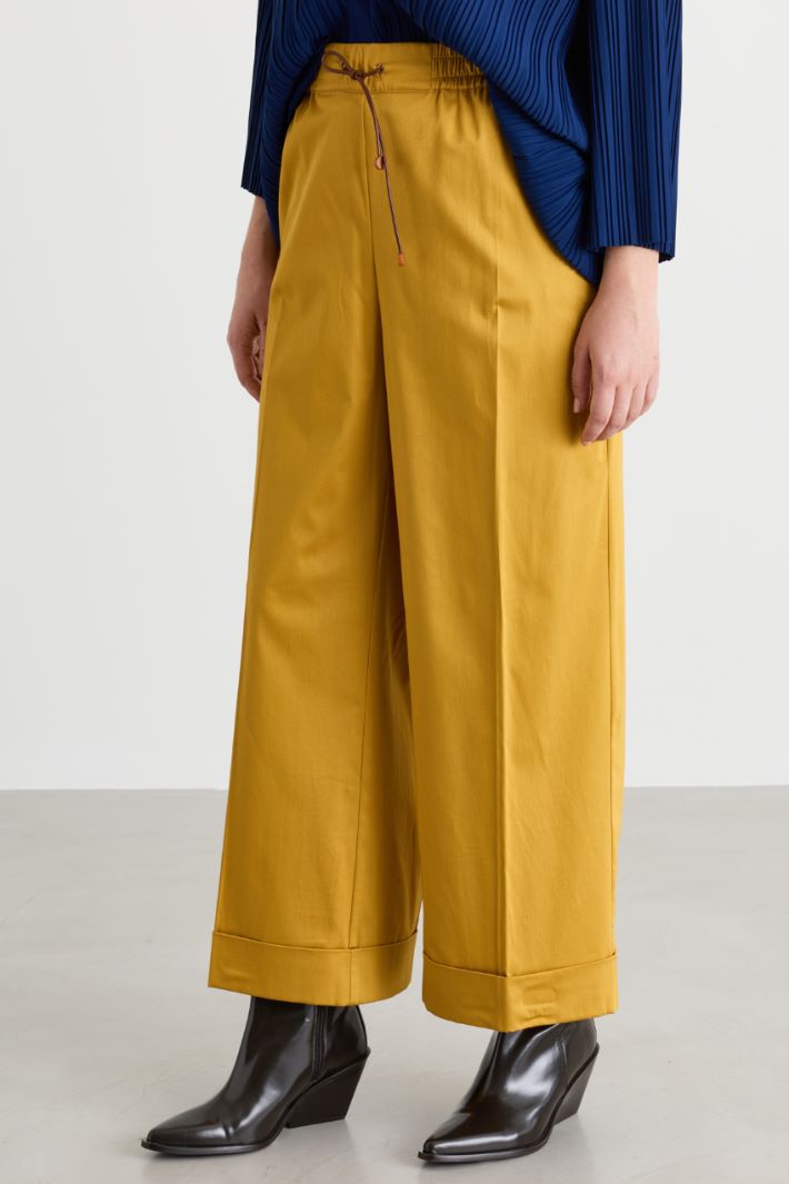 Pantalone con coulisse - GIALLO - Intrend - 2