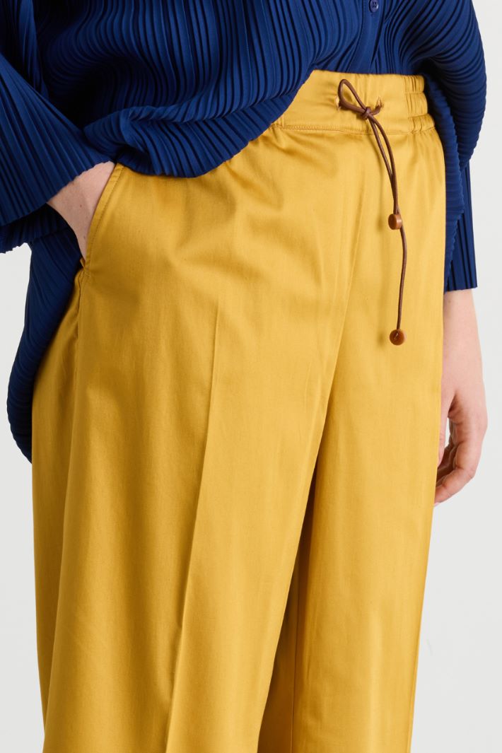 Pantalone con coulisse - GIALLO - Intrend - 3