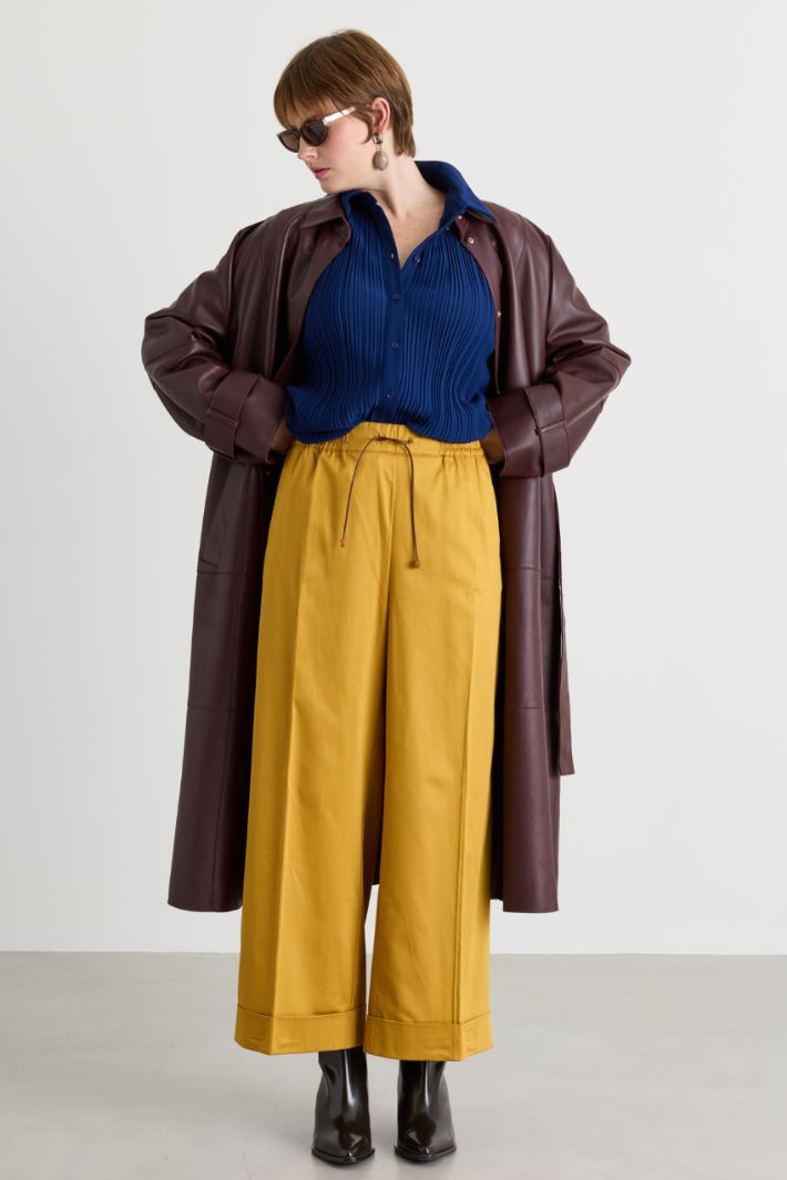 Pantalone con coulisse - GIALLO - Intrend