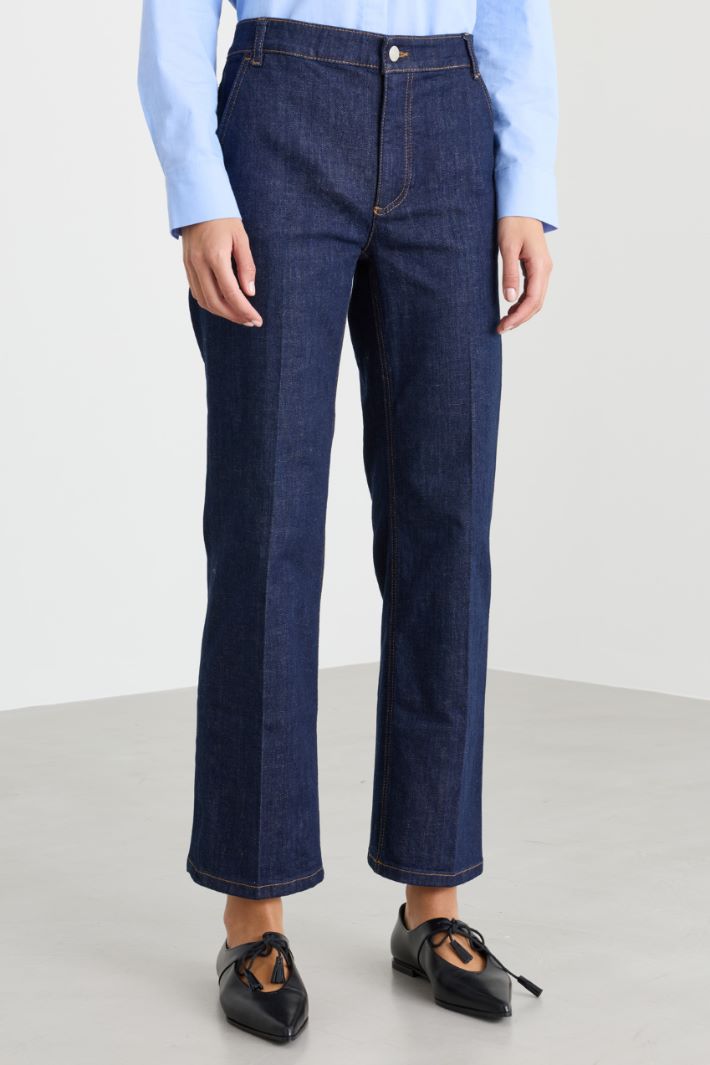Gerade Jeans - BLAU - Intrend - 2
