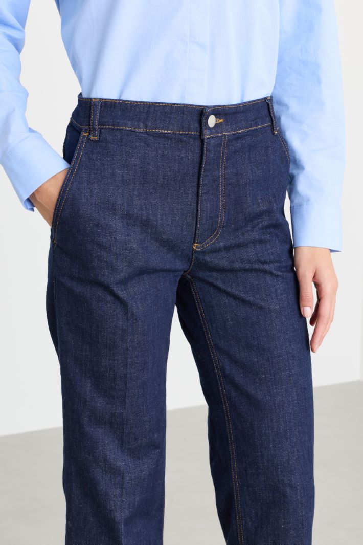 Gerade Jeans - BLAU - Intrend - 3