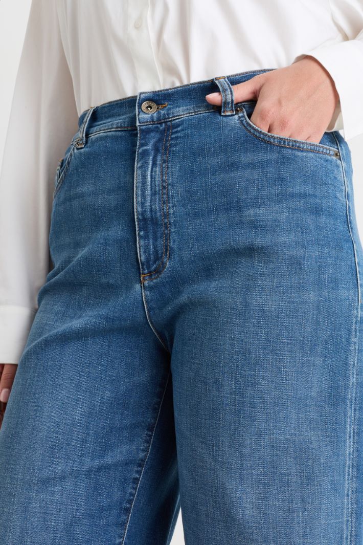 Weit geschnittene Jeans - BLAU - Intrend - 3