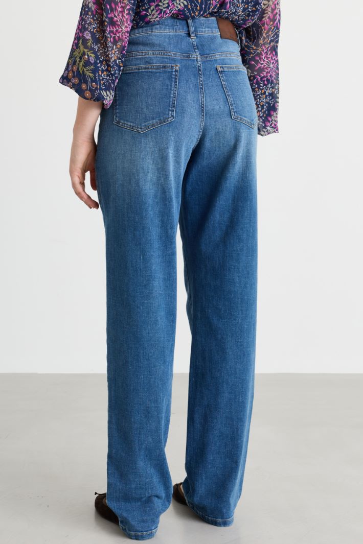 Distressed jeans - BLUE - Intrend - 4