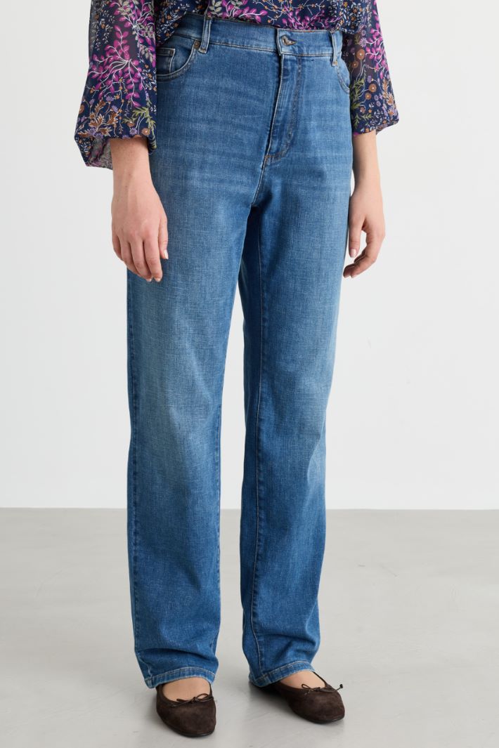 Distressed jeans - BLUE - Intrend - 2