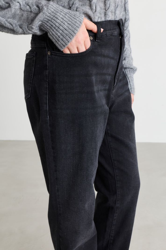 Distressed jeans - BLACK - Intrend - 3