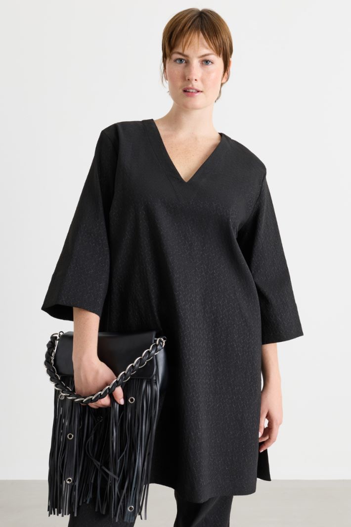 Casacca jacquard - NERO - Intrend - 2