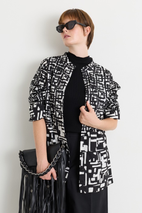 Casacca con collo coreana - Intrend