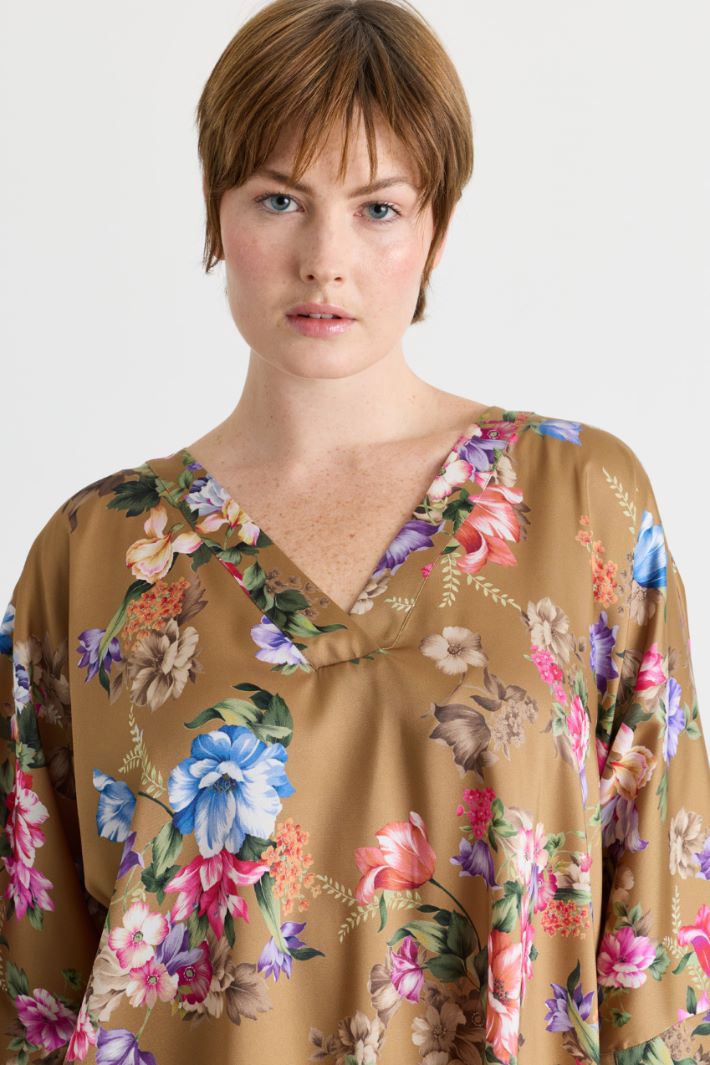 Casacca stampata - CAMMELLO - Intrend - 3