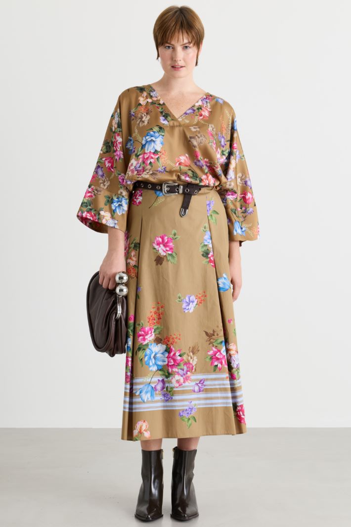 Casacca stampata - CAMMELLO - Intrend