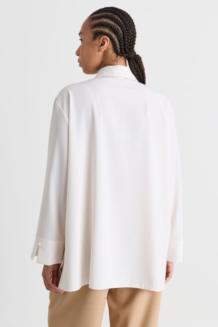 Casacca in cady - BIANCO - Intrend - 4