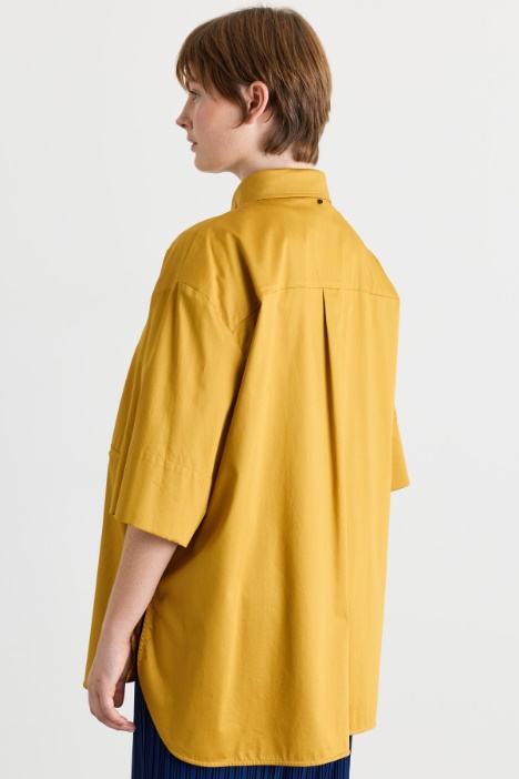 Casacca in raso con coulisse regolabile
