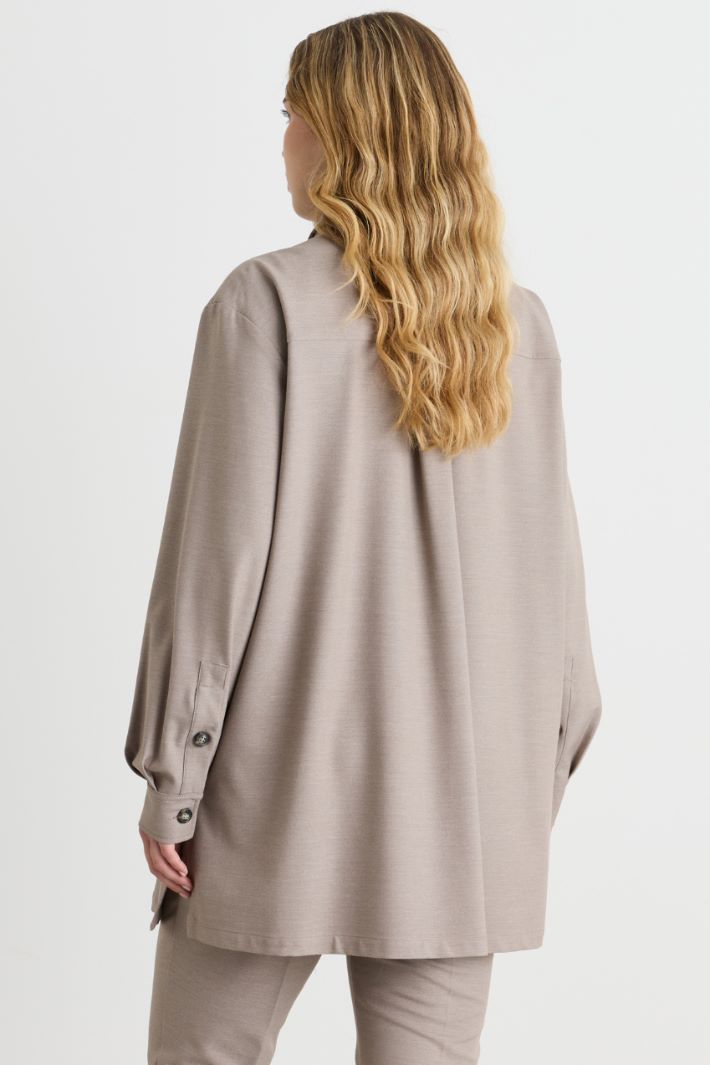 Casacca in saglia - BEIGE - Intrend - 4