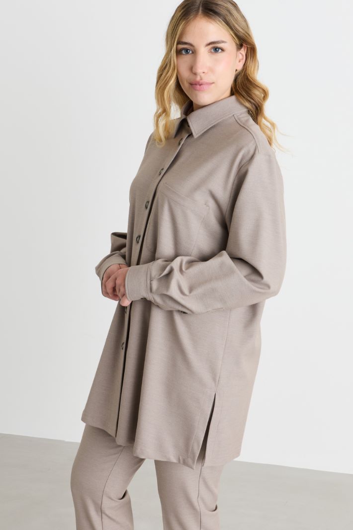 Casacca in saglia - BEIGE - Intrend - 2