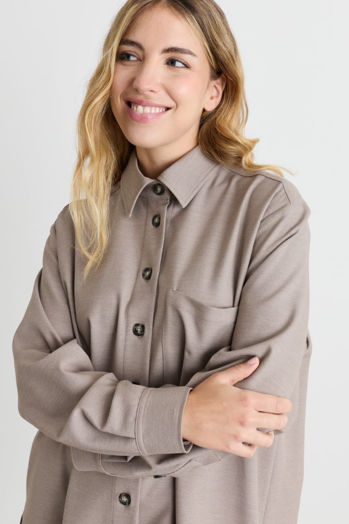 Casacca in saglia - BEIGE - Intrend - 3