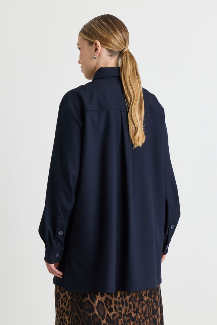 Casacca in saglia - BLU - Intrend - 4