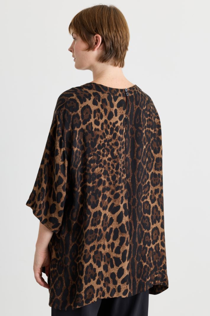 Casacca in twill - ANIMALIER - Intrend - 4