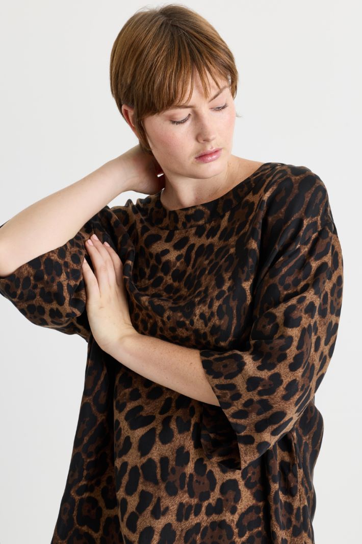 Casacca in twill - ANIMALIER - Intrend - 3