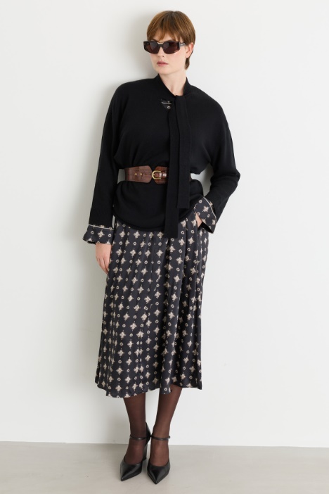 A-line twill dress - Intrend