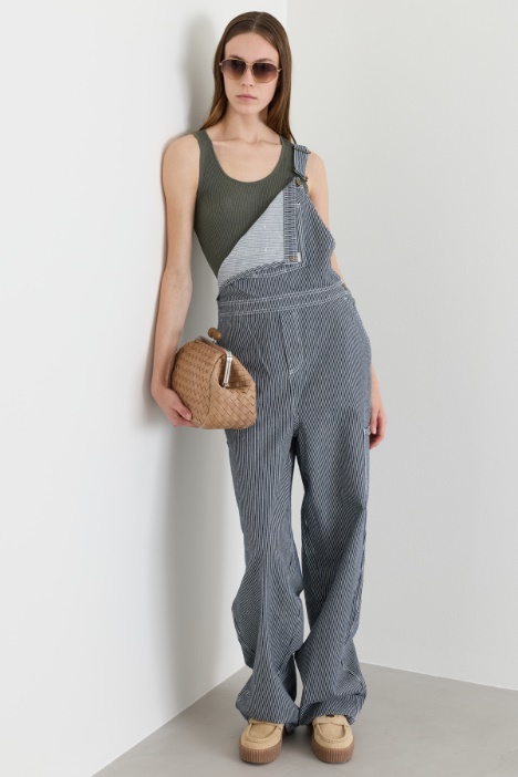 Striped dungarees - Intrend