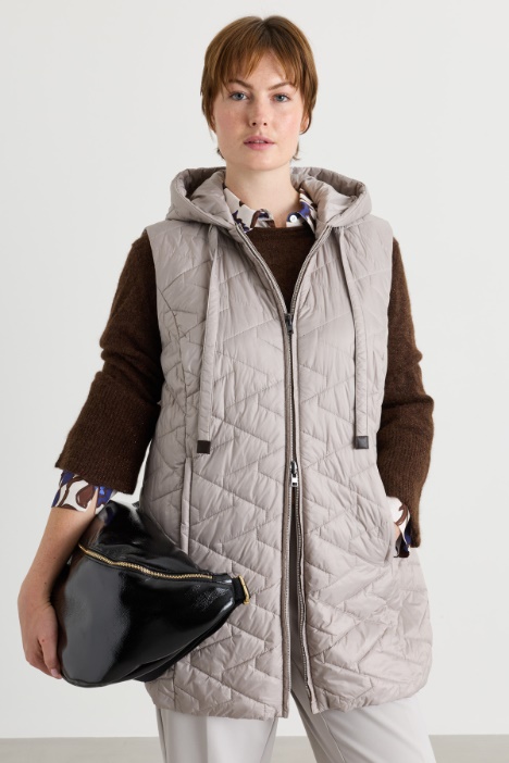 Gilet in tela tecnica antigoccia