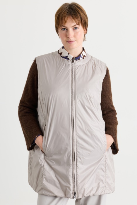 Gilet in tela tecnica antigoccia