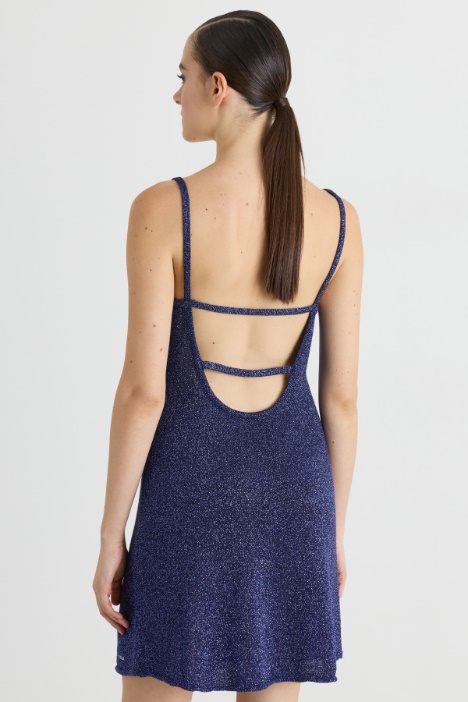 Abito corto in maglia