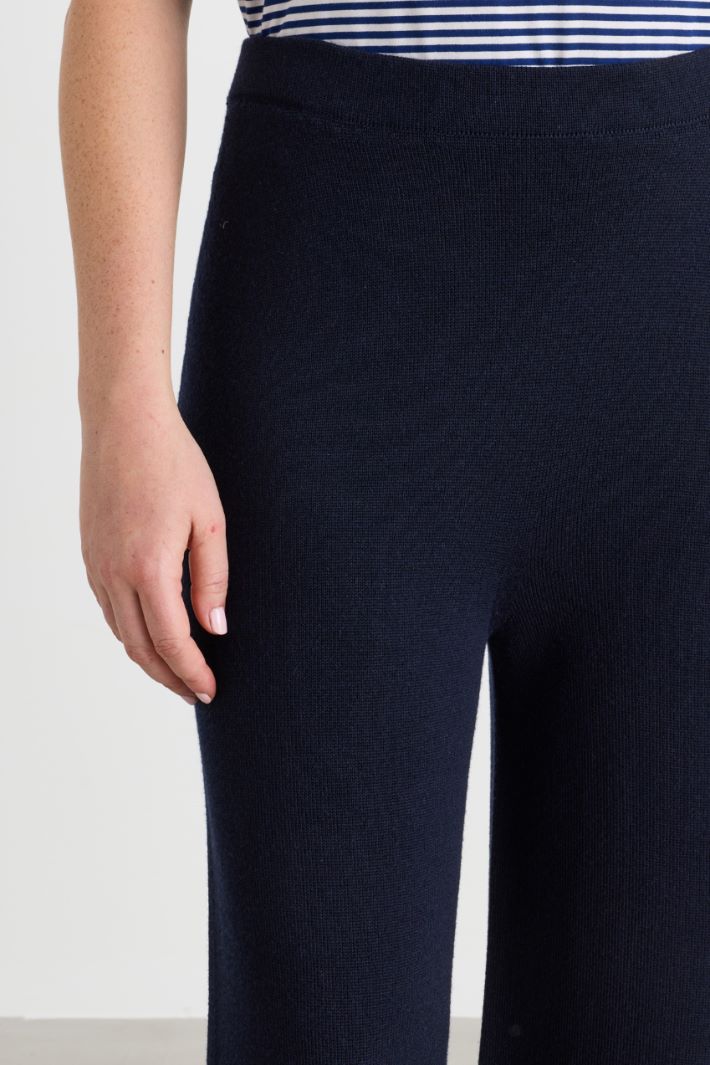 Pantalone in maglia - BLU - Intrend - 3