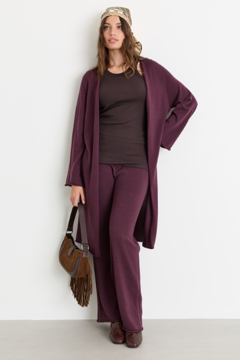 Wool knit trousers - Intrend
