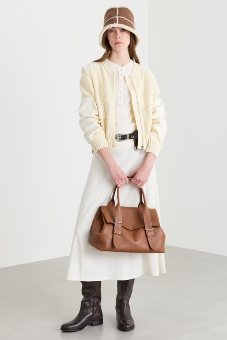 Cardigan mit Duchesse-Details - Intrend