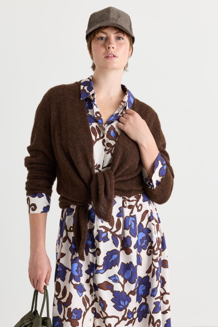 Cardigan mit Gürtel - BRAUN - Intrend - 2