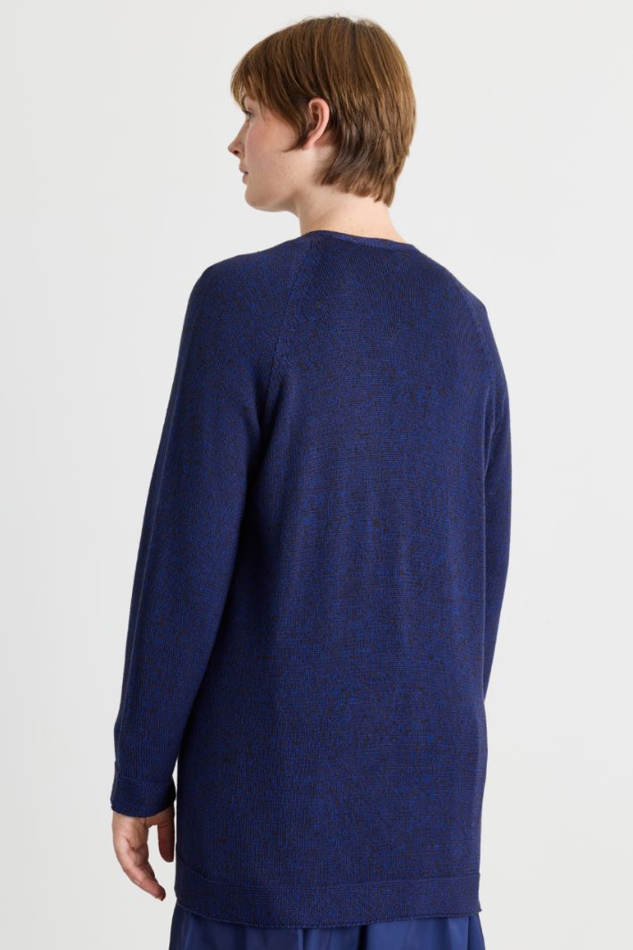 Patch Pocket Cardigan - BLUE - Intrend - 4