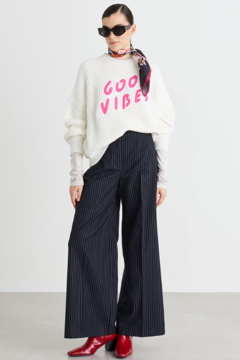 Maglia con ricamo - Intrend
