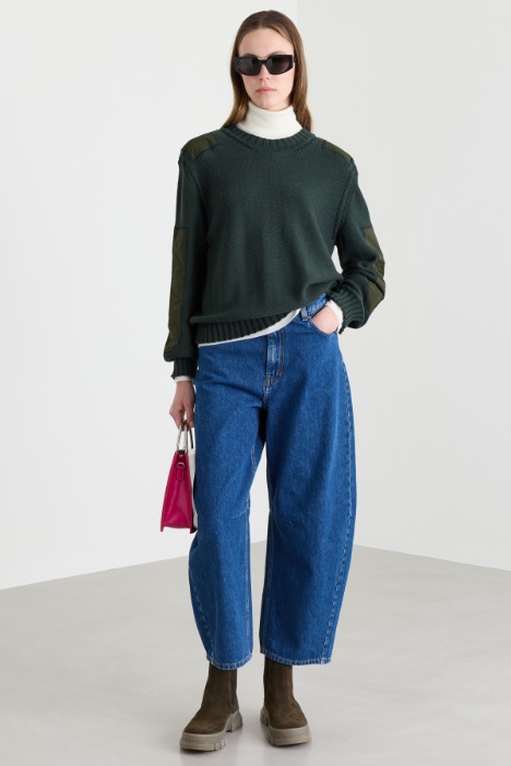 Pullover mit Duchesse-Details - Intrend