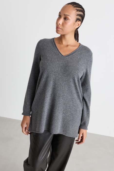Flared Cashmere Jumper - Intrend