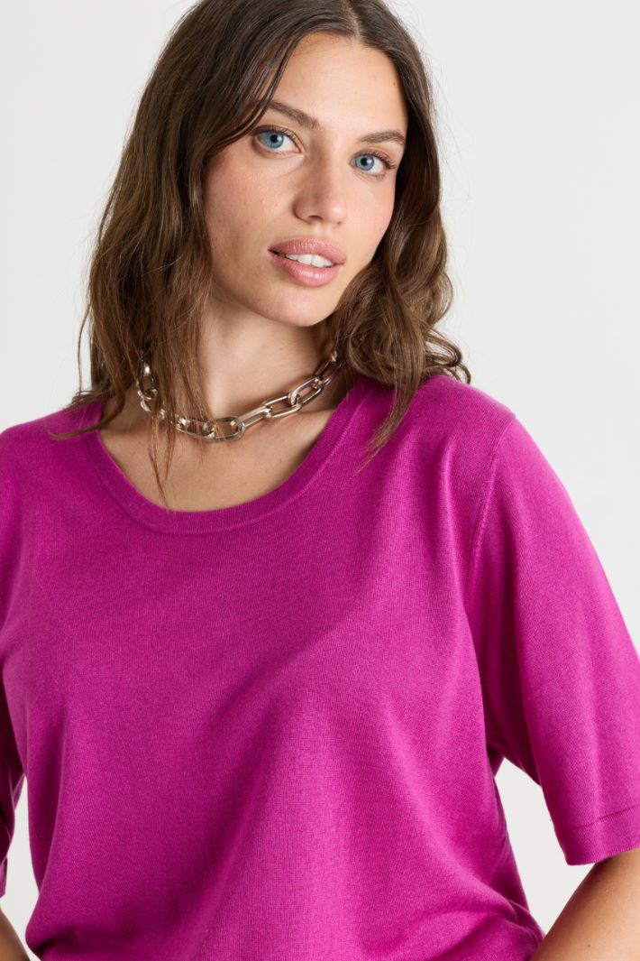 Maglia semiaderente - FUXIA - Intrend - 3