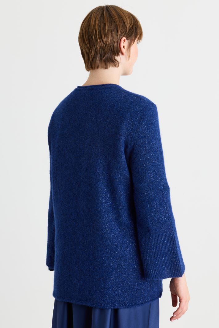 Pull à manches corolle - BLEU - Intrend - 4