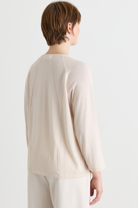 Maglia con dettagli di calature