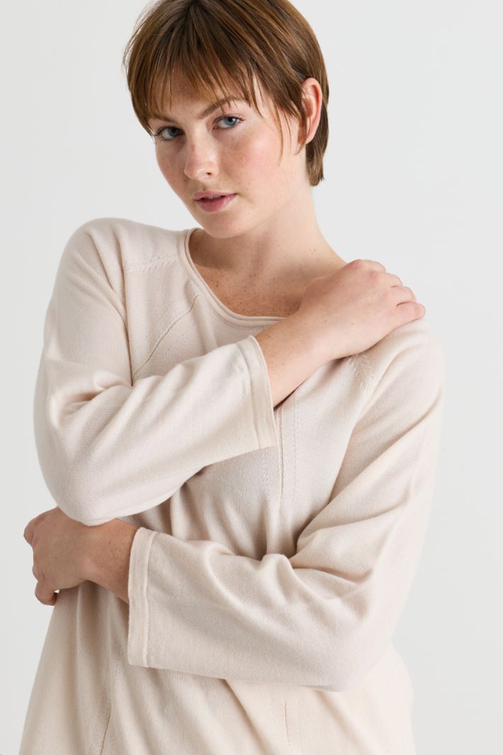 Pull à jeu de diminutions - BEIGE - Intrend - 3