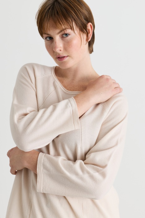 Maglia con dettagli di calature