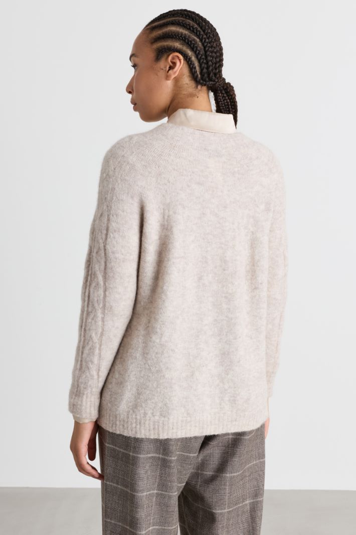 Raglan-Pullover - BEIGE - Intrend - 4