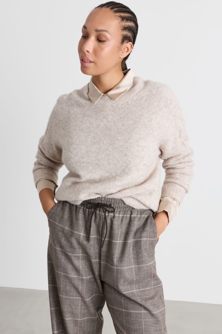 Raglan-Pullover - BEIGE - Intrend - 2