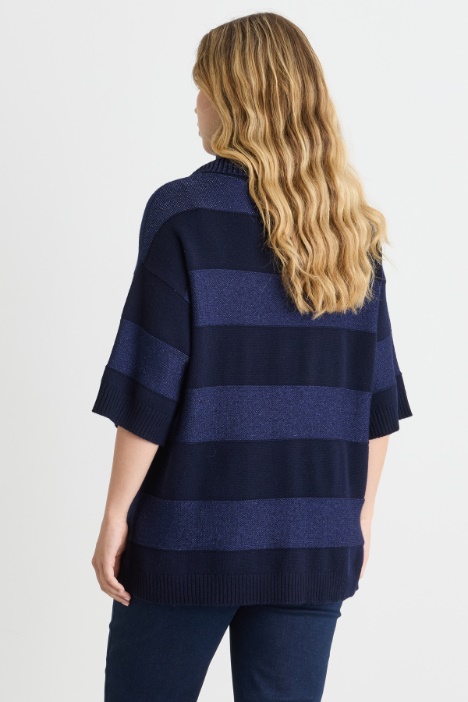 Maglia con collo rimovibile
