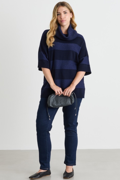 Pullover mit abnehmbarem Kragen - Intrend