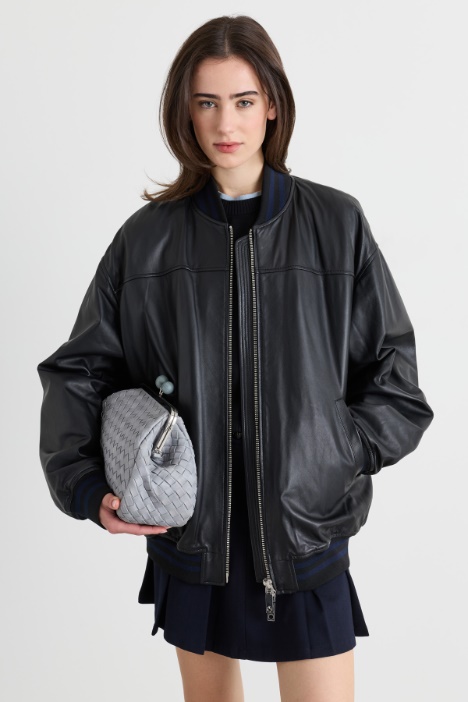 Oversized bomber jacket - Intrend
