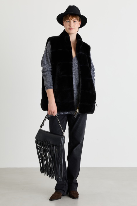 Gilet reversibile effetto trapuntato - Intrend