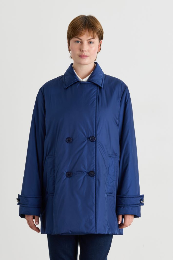 Imbottito in microtwill - BLU - Intrend - 2