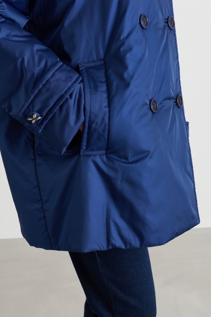 Imbottito in microtwill - BLU - Intrend - 3