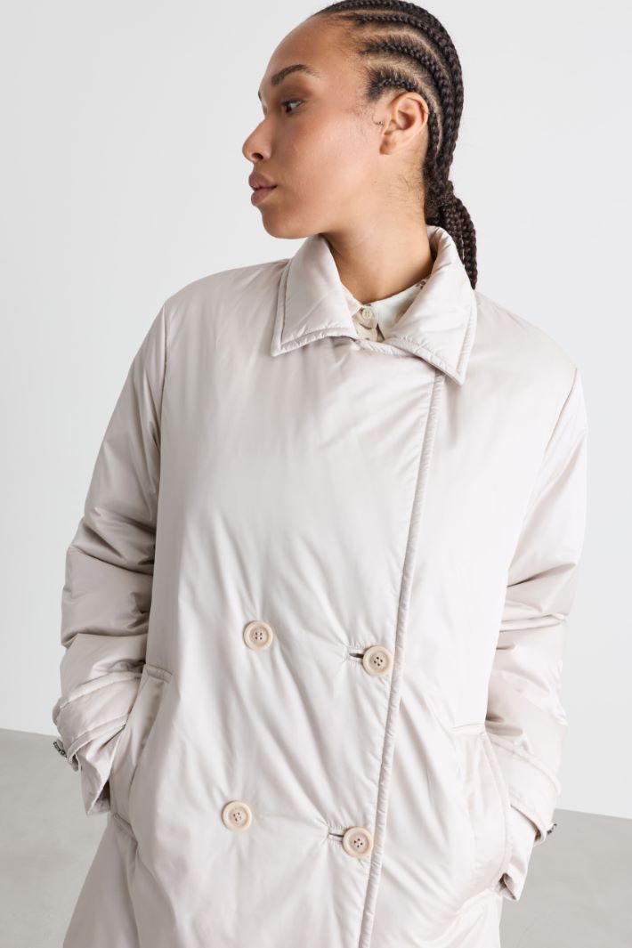 Imbottito in microtwill - BIANCO - Intrend - 3