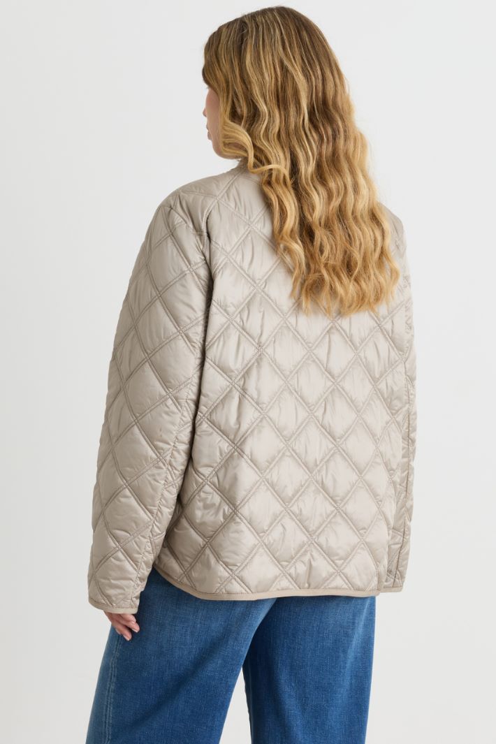 Imbottito in tela cangiante - BEIGE - Intrend - 4