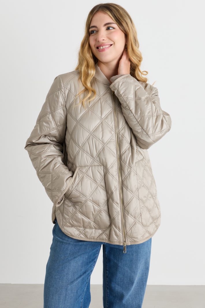 Imbottito in tela cangiante - BEIGE - Intrend - 2